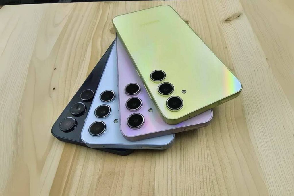 Varias cores do Samsung Galaxy A35